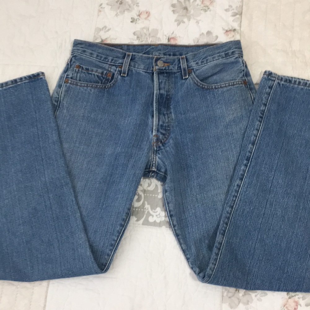 Levi's Vintage 501 Original Medium Wash Blue Jeans